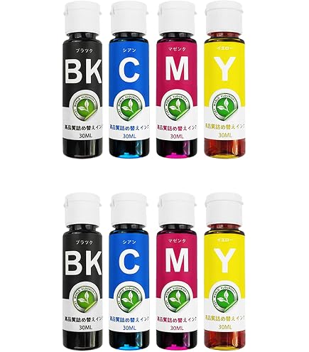 Amazon.co.jp: エプソン用 プリンタ 詰め替え 互換インク100ml 染料 4